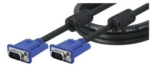 Cabo Vga 3mts Monitor Lcd Pc Tv Projetor 3 Metros Blindado