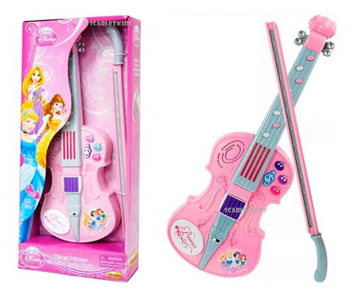 Violin Electronico Princesas Disney Original Scarlet Kids