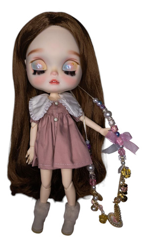 Muñeca Blythe Round Face Bunny Articulada 30cm Nueva (Usado)