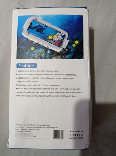 Funda Impermeable Para iPhone 12 Mini, 40 M (Usado)