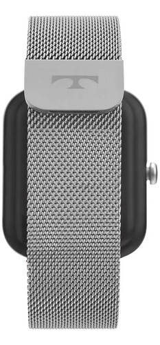 Smartwatch Technos Connect Max Prata E Preto - Tmaxab/5k Preto