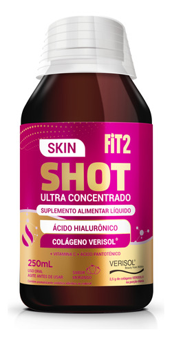 Skin Shot Fit2 Líquido Com Colágeno Tratamento Skin Care  