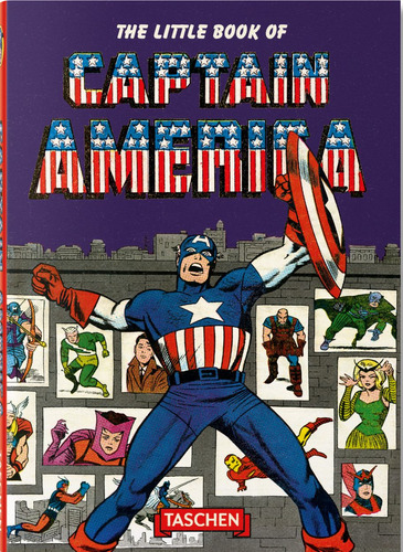 The little book of Captain America, de Thomas, Roy. Editora Paisagem Distribuidora de Livros Ltda., capa mole em italiano/portugués/español, 2017