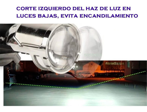 Imagen 2 de 6 de Kit Led Premium H4 , Proyector Lupa 16 Mil Lumenes Csp
