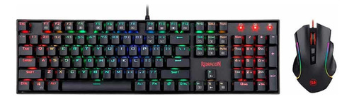 Kit Gamer 2 En 1 Redragon Mitra Rgb Y Mouse