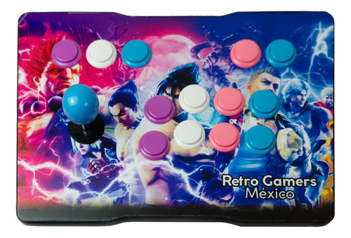 Fightstick Control Arcade Compatible Con Ps5 Full Sanwa
