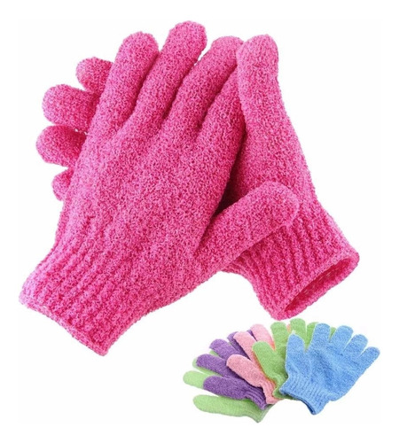 Par De Guantes Exofoliantes Corporales Baño Spa