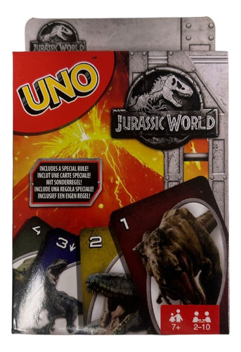 Juego De Cartas Uno Jurassic World Card Game