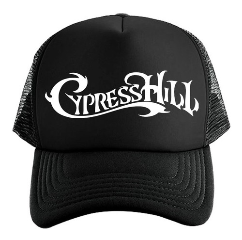 Gorra Unisex Black De Malla Cypress Hill Rap Hip Hop