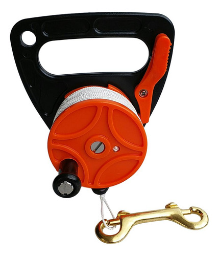 1 Piece De Carrete De Seguridad Con Cuerda Y Hebilla Naranja