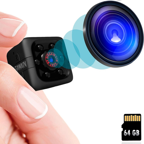Mini Cámara Mejorada 1080p Con Tarjeta Sd De 32 Gb - Cámara