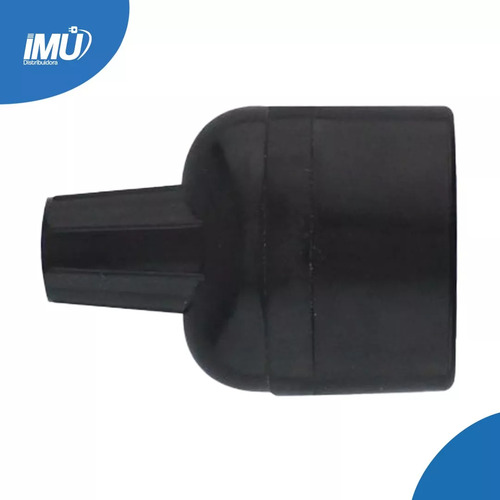 Clavija Contacto Oval Polarizado Hule Pvc Negro 127v 2457