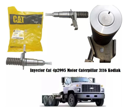Inyector Cat 4p2995 Motor Caterpillar 3116 Kodiak