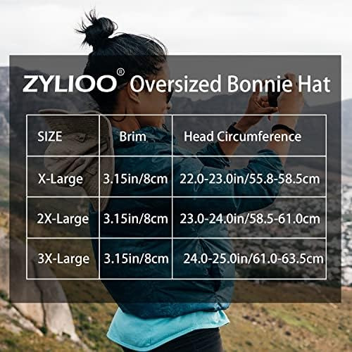 Zylioo X-large Algodón Lavado Cabeza De Pesca Verano Sombrer
