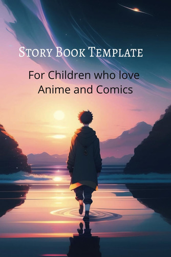 Libro: Story Book Template~for Children Who Love Anime And C