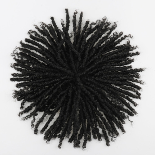 Dreadlocks Masculinos Bloqueados Cabelo Castanho Sintético