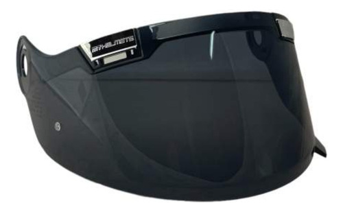 Repuesto Visor Mt Jarama V-32 Negro Ventilacion Plata