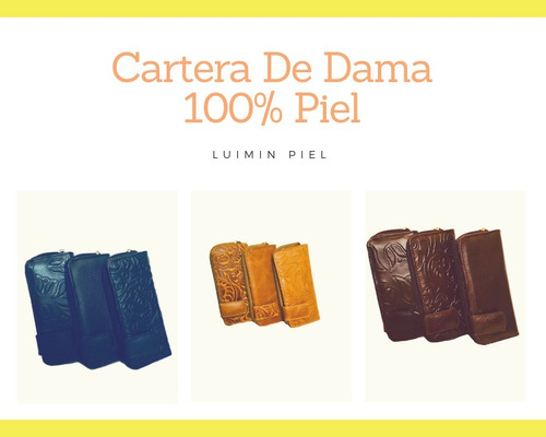 Negocio! Lote De 10 Carteras Mujer Dama 100% Piel Cuero León