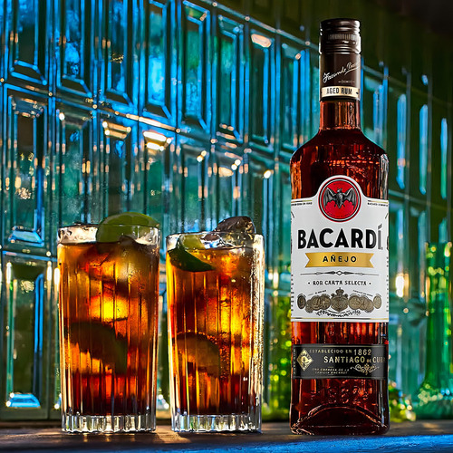Pack De 2 Ron Bacardi Añejo 980 Ml