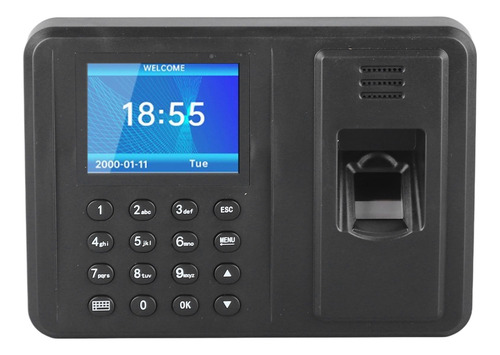 Office Time Card Machine Fingerprint Attendance Clock Punch