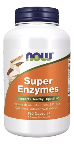 Now Super Enzymas Digestivas180 - Unidad a $1462