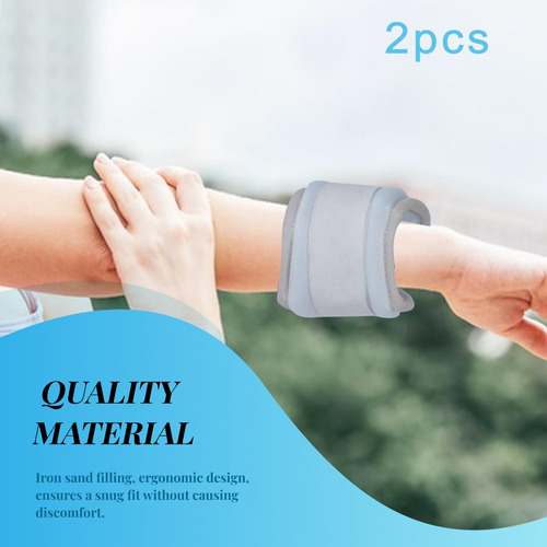 Pesas Para Tobillos Y Muñecas, Pulseras Con 0,75 Kg X 2