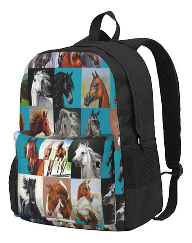 Mochila Clásica Para Niños Con Diseño De Caballo Animal La