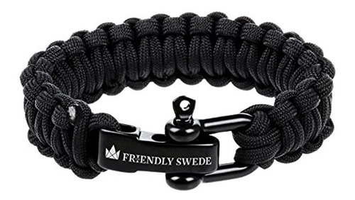 The Friendly Swede Paracord Pulsera De Supervivencia Con Ace