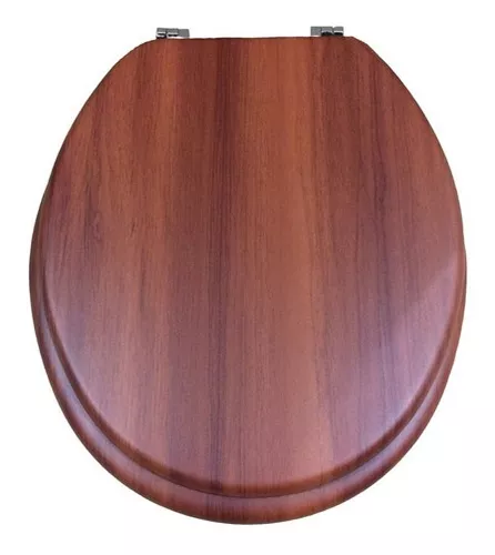 Tapa WC Madera Natural, Tapa Asiento Inodoro, Asiento Para Inodoro