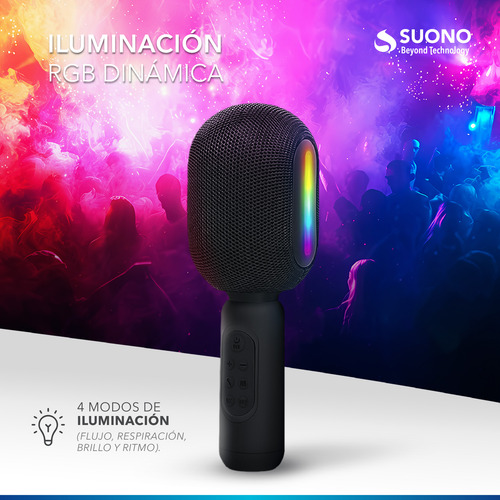 Microfono Karaoke Bluetooth Inalambrico Parlante Recargable
