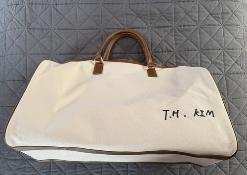 Bolso Bts Taehyung V Merch Box 17 Layover (solo La Bolsa) Blanco Liso Níquel No Hay