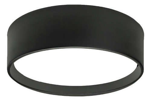 Plafon Circle Alliance Cores Diâmetro 37cm Cor Preto ( Todo Preto)