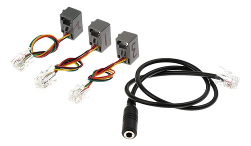 5 Mm A 4p4c Rj9 Macho 2 Piezas