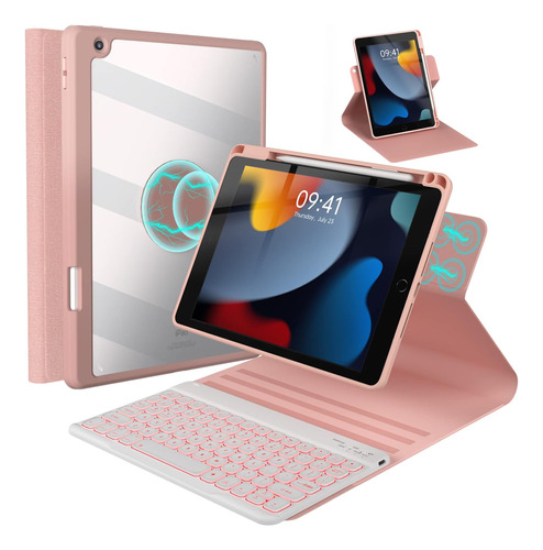 Funda Con Teclado P/ iPad De 10.2 Pulgadas