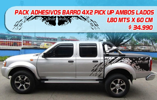 Imagen 1 de 1 de Adhesivo Sticker Fango, Barro, Manchas Nissan Terrano 4x2