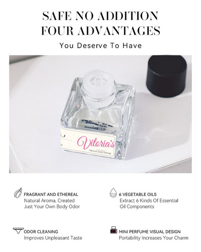 Perfume de ropa interior privada C2u Rose, eau de toilette Rose