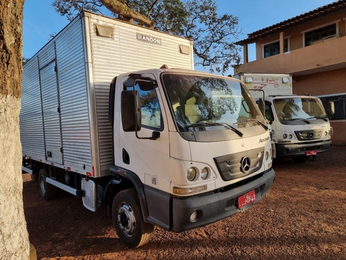 Imagem 6 de 15 de Mercedes Accelo 815 Ano 2014 Baú Randon 3/4 Baú Randon