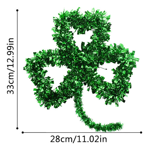 Banner V Green Wire Garland: Decoração De Parede Do Dia De S