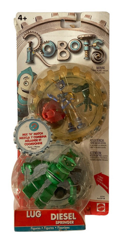 Robots Mix N Match Lug Y Diesel Mattel 2004 (Usado)