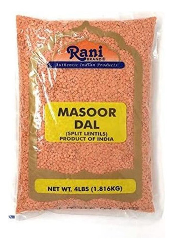 Rani Masoor Dal (lentejas Piel Roja) Dividir Gram 4 Libras (