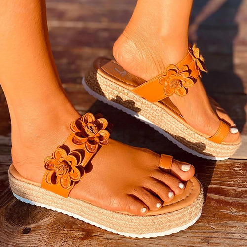 Zapatillas A La Moda Para Mujer, Sandalias Deslizantes De Ve
