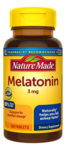 Nature Made Sleep 120 Tabletas Mejor Tu Descanso Sabor N/a