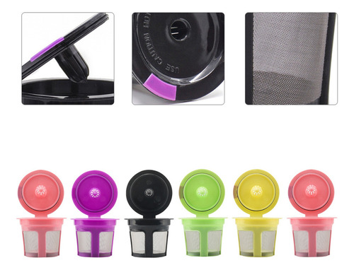 B Filtros De Cápsulas De Café Reutilizables Y Recargables K