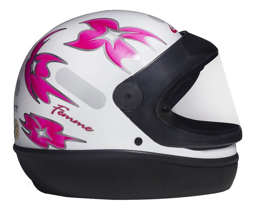 Imagem 2 de 3 de Capacete para moto integral San Marino Femme branco tamanho 56