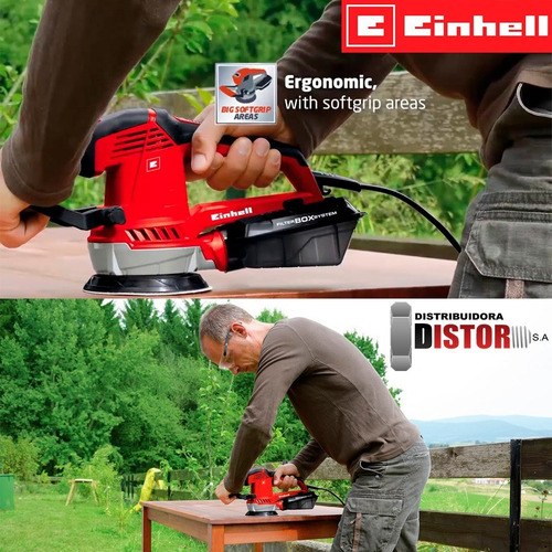 Lijadora Roto Orbital Einhell 400 Watts Excentrica Rotorbita