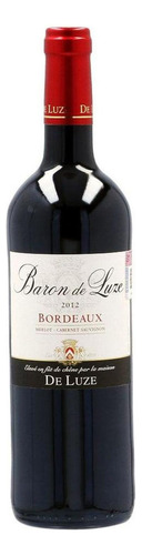 Caja De 6 Vino Tinto Baron De Luze 750 Ml