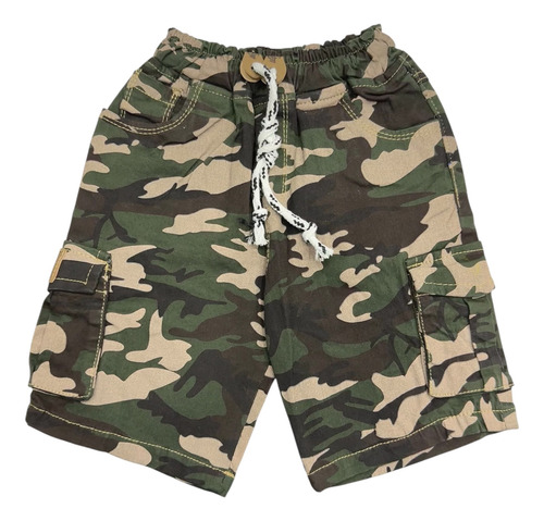 Bermuda Niño Gabardina Con Ajustador Diferentes Colores