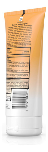 Crema Limpiadora Neutrogena Para El Acné Sin Aceite, 200 Ml