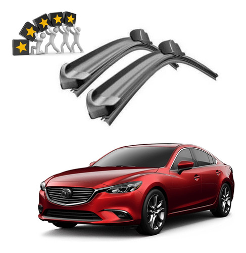 Plumas Limpiaparabrisas Bananas Mazda 6 2019 Al 2022