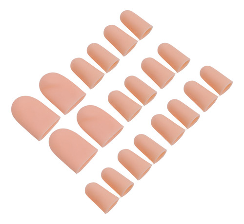 Protector De Dedos De Silicona Para Hombres Y Mujeres, 10 Pa